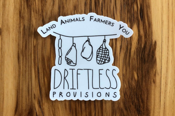 Driftless Provisions Sticker